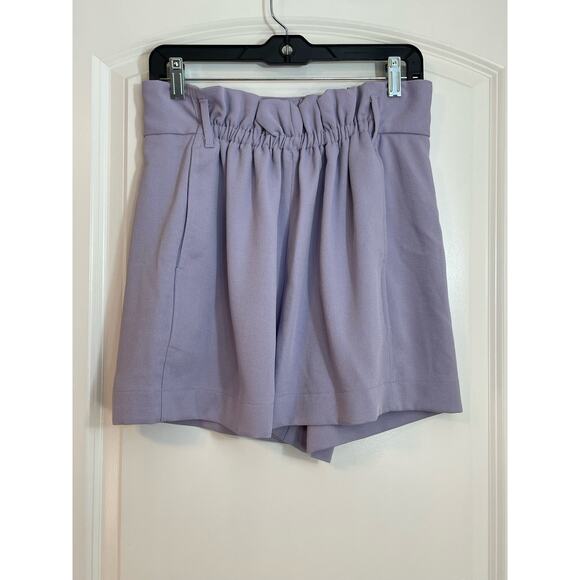 Wilfred Shorts Size 12 Lavender High Rise Paper Bag Dressy Preppy Country Club - Picture 1 of 7